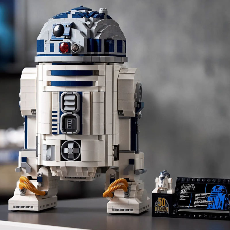 DAGAO 99914 Movie & Games The Out of Print The R2-D2 Robot Building Blocks 2411pcs Toys 75308 Ship From USA 3-7 Days Delivery