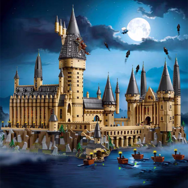 Customized 77001 Academy of Magic Walls and Fortresses Castle Building Blocks 71043 6020pcs Bricks From China