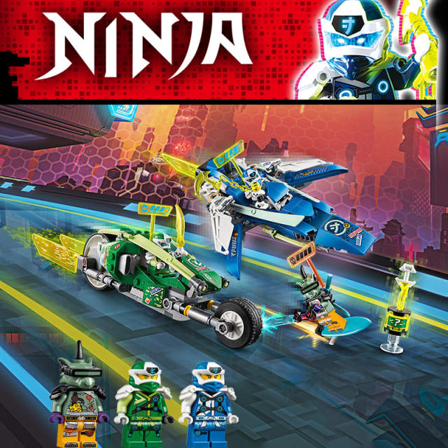 BELA 11486 Jay and Lloyd's Velocity Racers Ninjago Building Blocks 340pcs Bricks Toys From China 71709