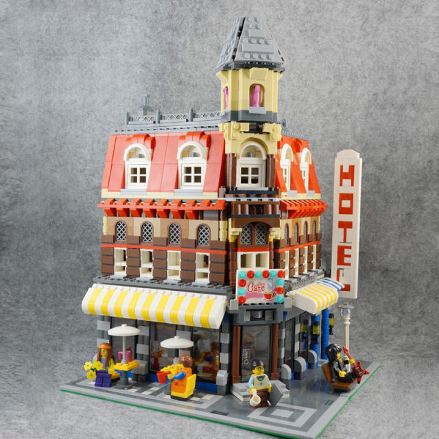 Customized A2106 Cafe Corner Creator 10182 Building Block Brick USA 3-7 Day Delivery