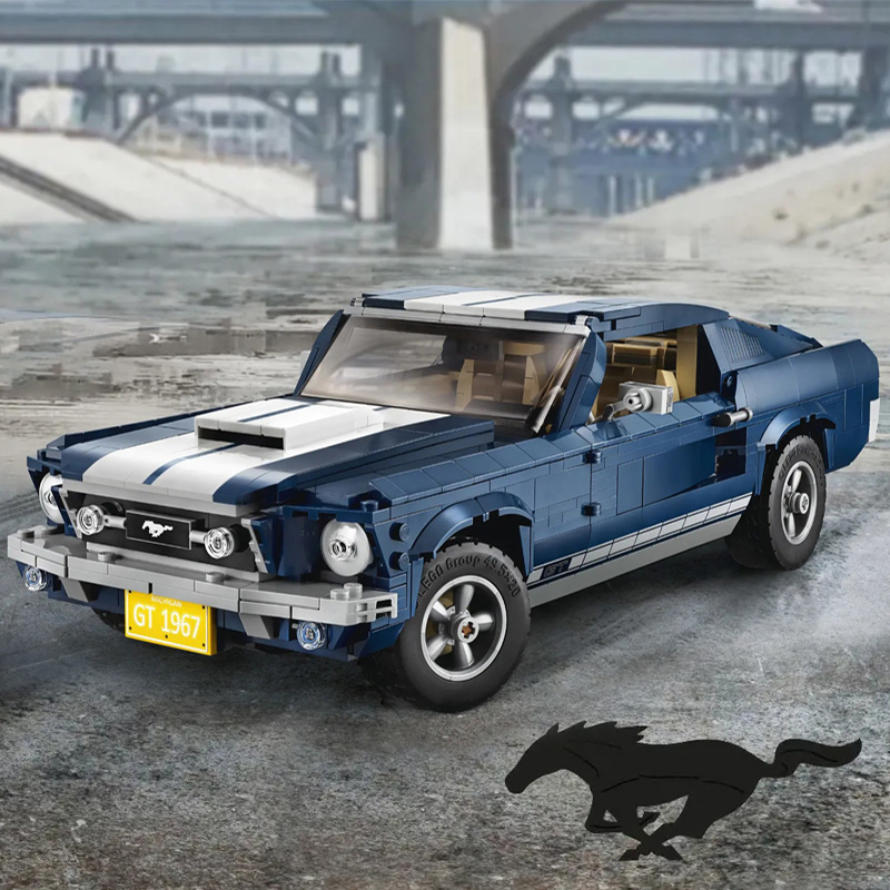 Customized 71047 Expert Series Ford Mustang Set Building Blocks 1684pcs Bricks 10265 Toys Assembled From China