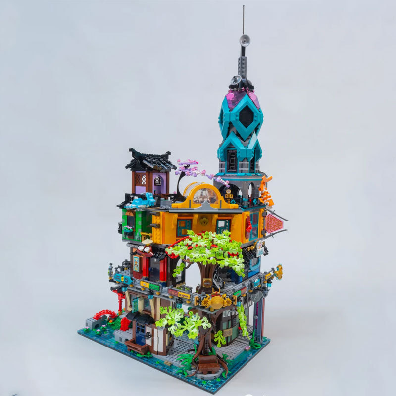 LEJI 90039 Ninjago Series Big Movie Garden Pier Puzzle Assembled Building Block 5685pcs Bricks Toy 71741 Ship From Europe 3-7 Days Delivery