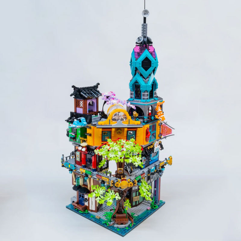 LEJI 90039 Ninjago Series Big Movie Garden Pier Puzzle Assembled Building Block 5685pcs Bricks Toy 71741 Ship From Europe 3-7 Days Delivery