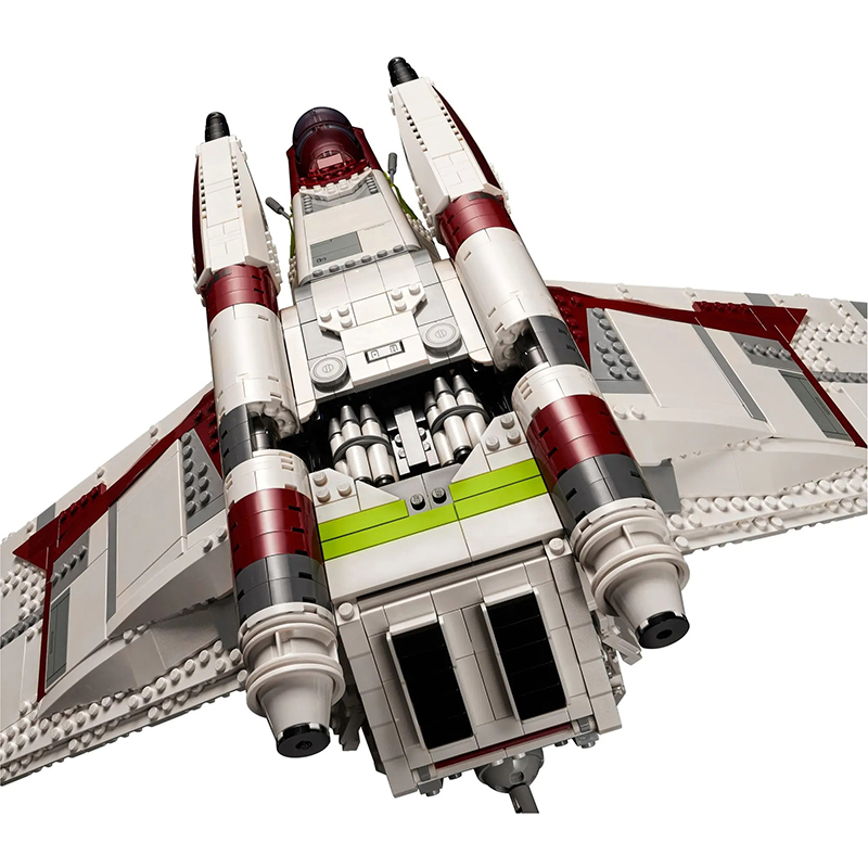 80666 Space Wars Republic Gunship Building Blocks 3292pcs Bricks Toys Model Ship To Europe 3-7 Days Delivery 75309