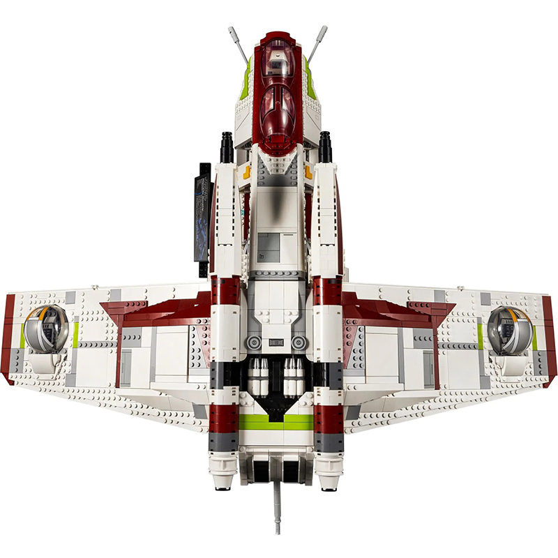 80666 Space Wars Republic Gunship Building Blocks 3292pcs Bricks Toys Model Ship To Europe 3-7 Days Delivery 75309
