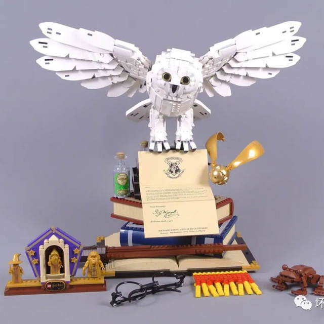 KING 99066 Movie & Games Series Hogwarts Icons Collectors' Edition Hedwig Building Blocks 3010pcs Bricks 76391 from USA