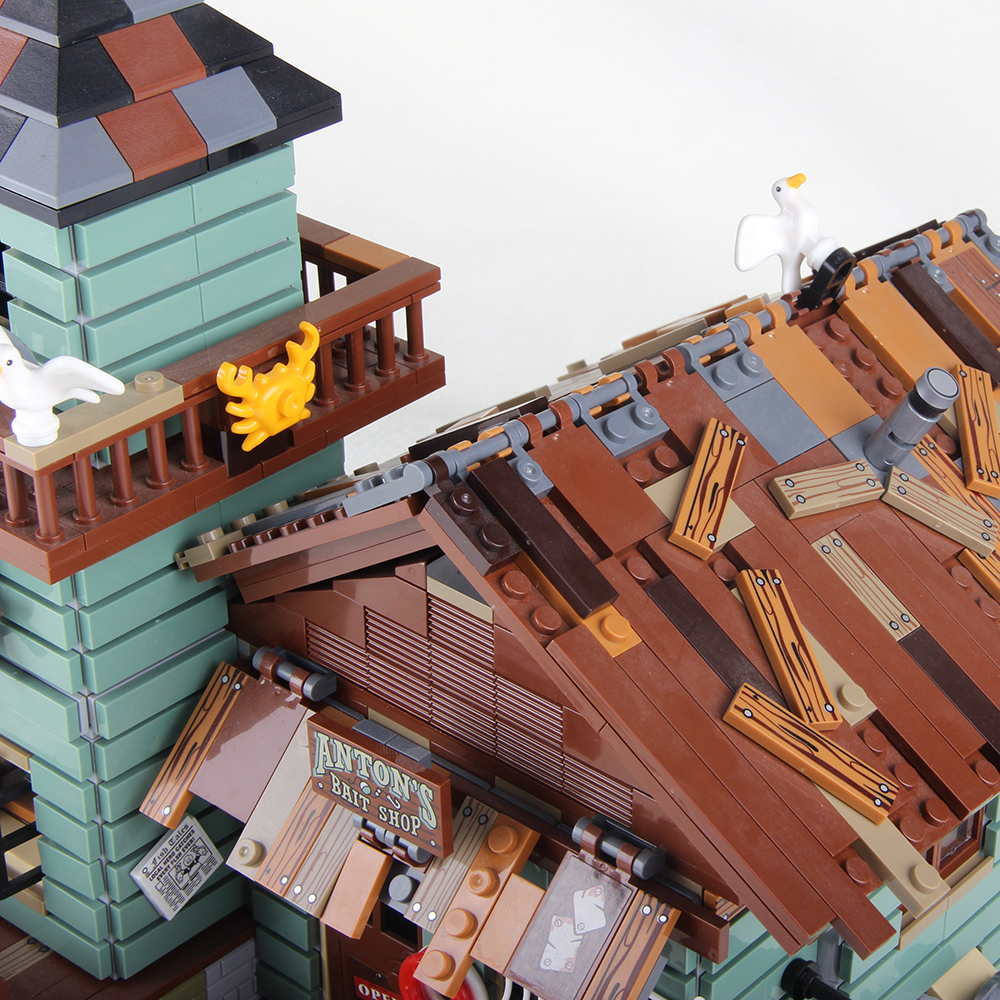 16050 Ideas Seaside Old Fishing Store Building Blocks Bricks Toys For Gift Ship From Europe 3-7 Days Delivery 21310