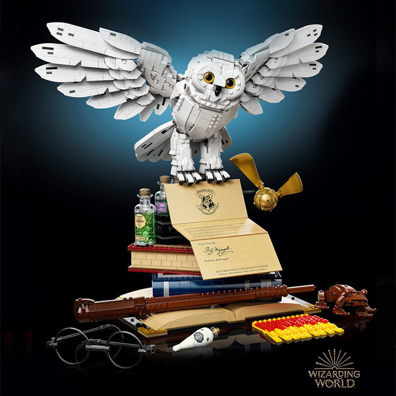 Movie & Games Series Hogwarts Icons Collectors' Edition Hedwig Building Blocks 3010pcs Bricks 76391 From China