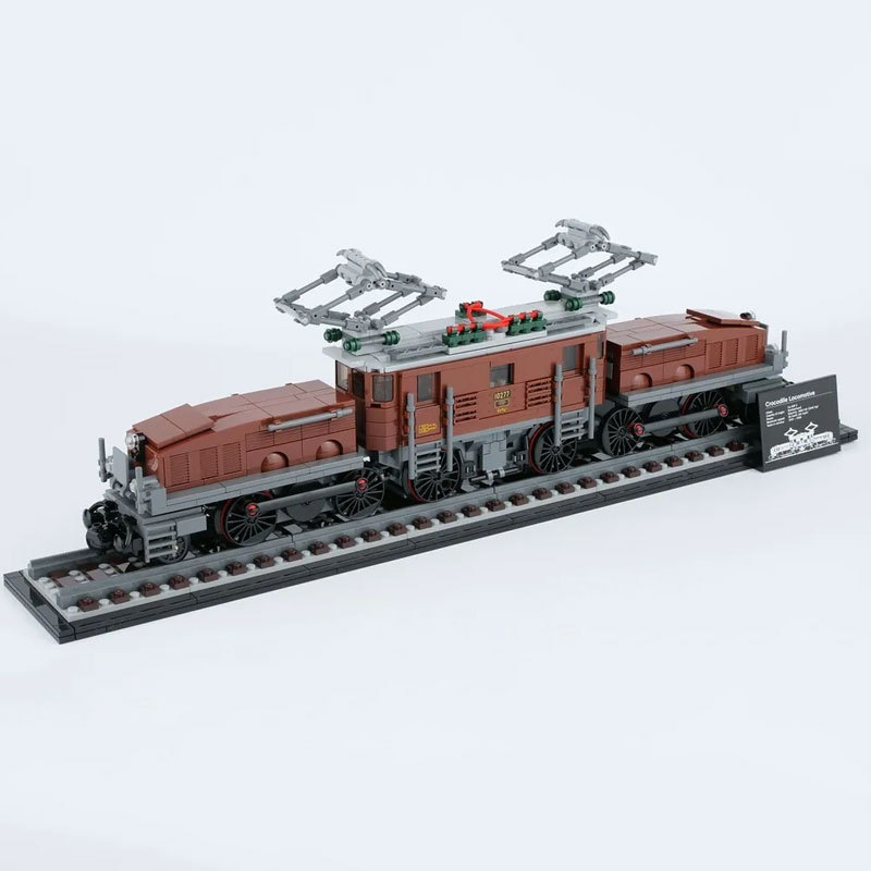 KING 40010 1 Creator Series Crocodile Locomotive Building Blocks 1271pcs Bricks Model Toys 10277 Ship From Europe  3-7 Days Delivery