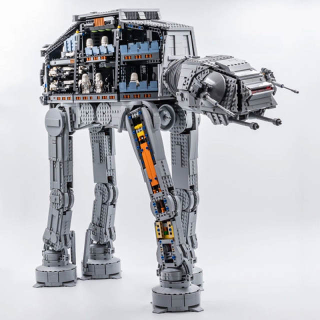 In Stock A66677 KING UCS AT-AT Star Wars Building Blocks 6785pcs Bricks Toys Shipped from Europe 75313