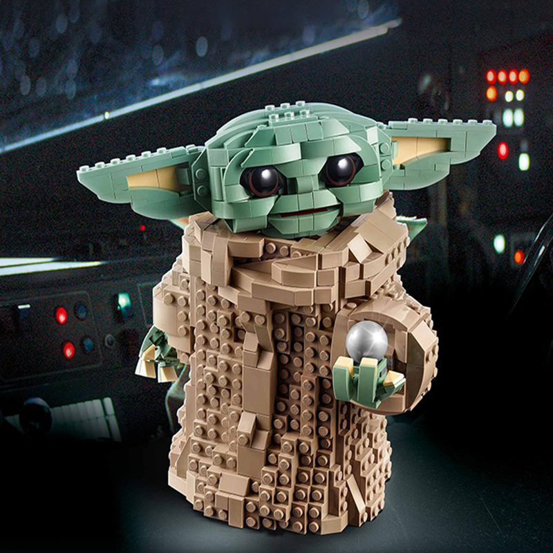 KING 19010 The Child Yoda Manlodar Star Wars Movie 1073pcs 75318 from China