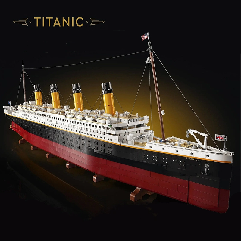 JieStar 82996 99023 Titanic RMS Titanic Cruise Ship Building Blocks 9090pcs Bricks Toys From China 10294