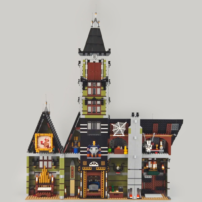 LEJI 80027 Haunted House Expert Building Blocks 3231Pcs Bricks Kids Toys Compatible 10273 Ship Form Europe 3-7 Day Delivery