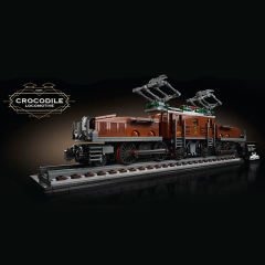 KING 40010 1 Expert Series Crocodile Locomotive Train Building Blocks 1271pcs Bricks 10277 From China
