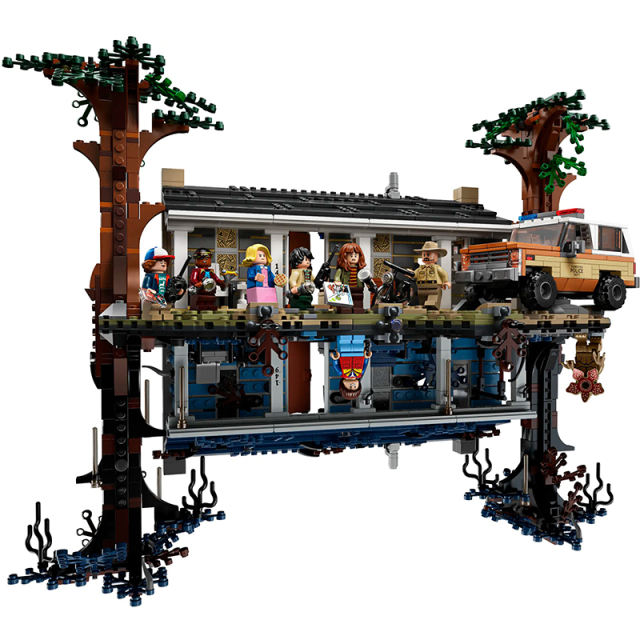 LARI 11538 The Upside Down Stranger Things 2287pcs 75810 Ship from USA 3-7 Day Delivery
