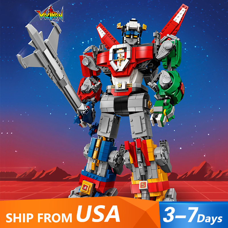 Customized A18008 Voltron Defender of The Universe Ideas Building Block Brick 21311 From USA 3-7 Days Delivery