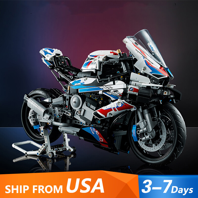 KING 6688 BMW M 1000 RR Technic Building Blcok 1920pcs Bricks Toys 42130 From USA 3-7 Days Delivery
