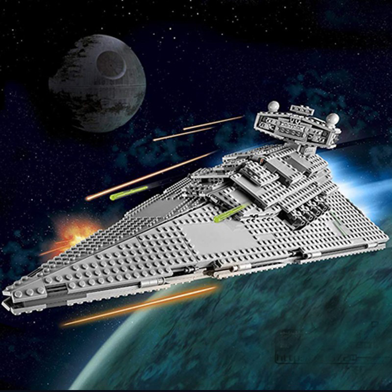 KING A2104 Imperial Star Destroyer Star Wars 1359±pcs Building Block Brick Toy 75055  From China