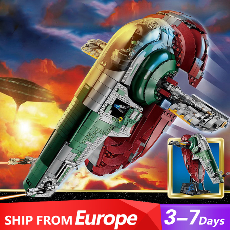 Slave I Star Wars Movie 75060 Building Blocks Brick Toy 1996±pcs Ship from Europe 3-7 Day Delivery