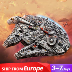 {In Stock} Custom XQ003/05132/77003 UCS Millennium Falcon Star Wars 75192  Building Block Brick 7258pcs from Europe 3-7 Day Delivery.