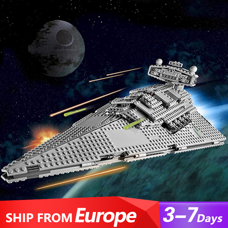 KING 19041 Imperial Star Destroyer Building Blocks 1391±pcs Bricks 75055 From Europe 3-7 Days Delivery