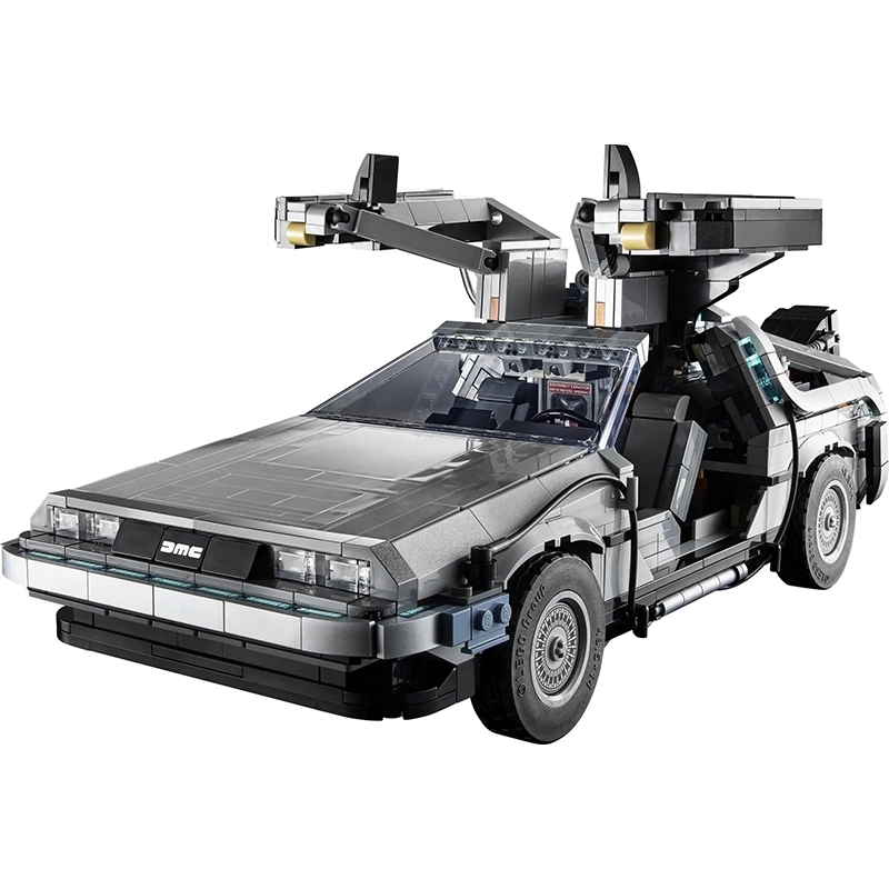 KING 99998 DeLorean DMC-12  Back to the Future Time Machine Creaotr 10300 Building Block Brick 1872±pcs from China