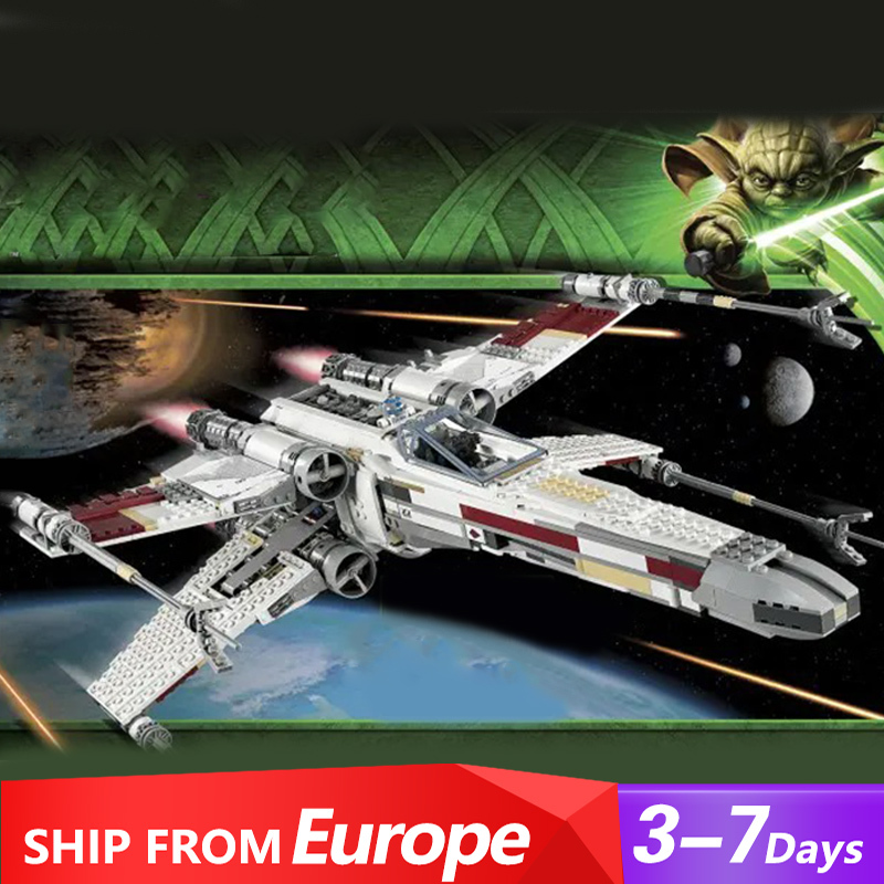 KING 88826 Red Five X-wing Starfighter Star Wars 10240 Building Block Brick Ship 1559±pcs from Europe 3-7 Days Delivery