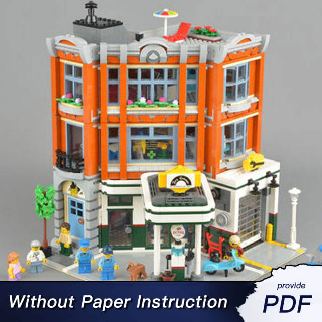 Creator Expert Series Corner Garage Building Blocks 2569pcs Bricks Toys Model 10264 From China (Without Paper Instructions)