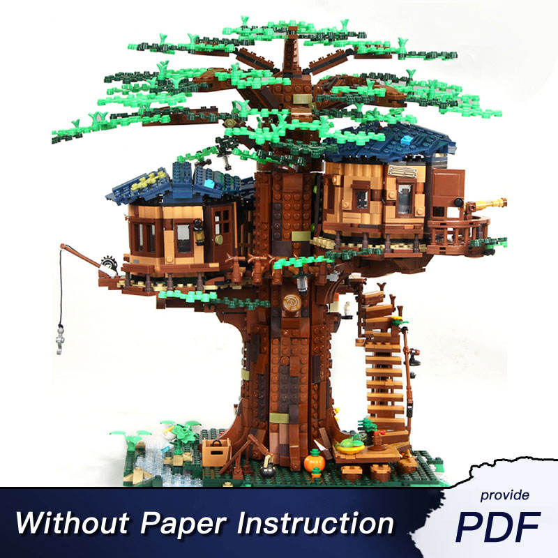 SX6007 Ideas Series Tree House Building Blocks 3036pcs Bricks Toys 21318 From China (Without Paper Instructions)