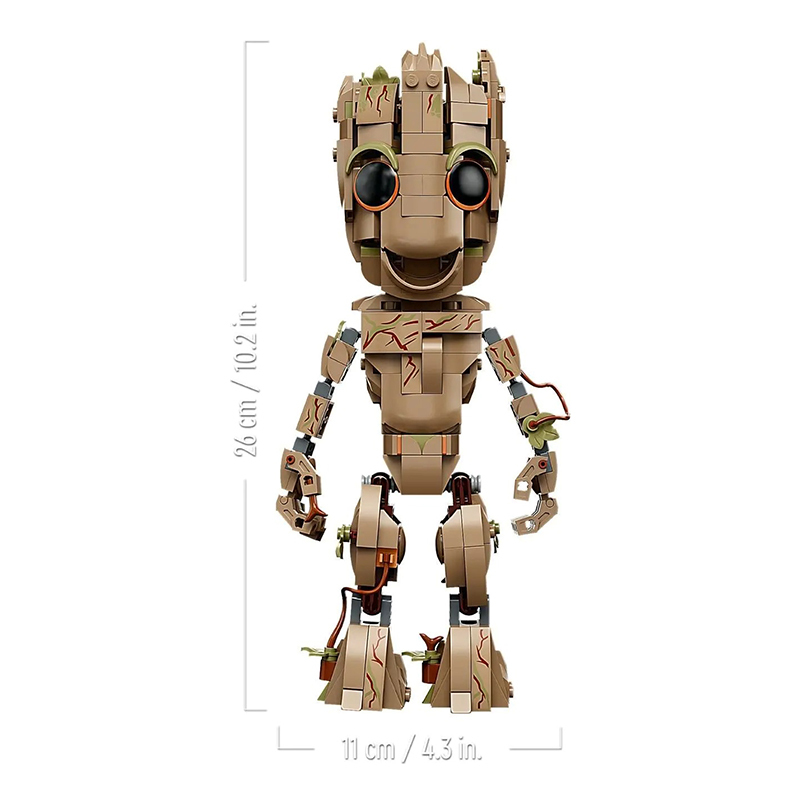 ZM2014 I am Groot Marvel Movie 76217 475±pcs Building Block Bricks Toy from China