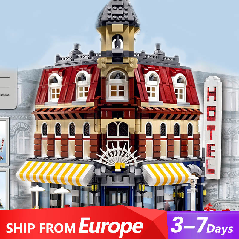 Customized A2106 Cafe Corner Creator 10182 Building Block Brick 2056±pcs Europe 3-7 Day Delivery