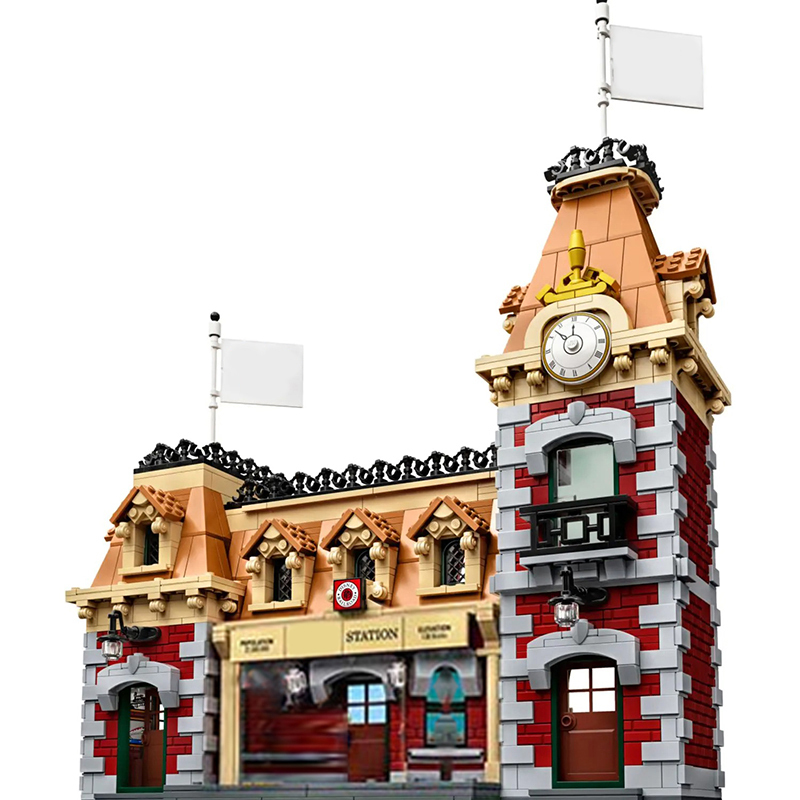 Custom J11001 / 11442 "Disney" Train and Station 71044 Building Block Brick 3350pcs from Europe 3-7 Days Delivery