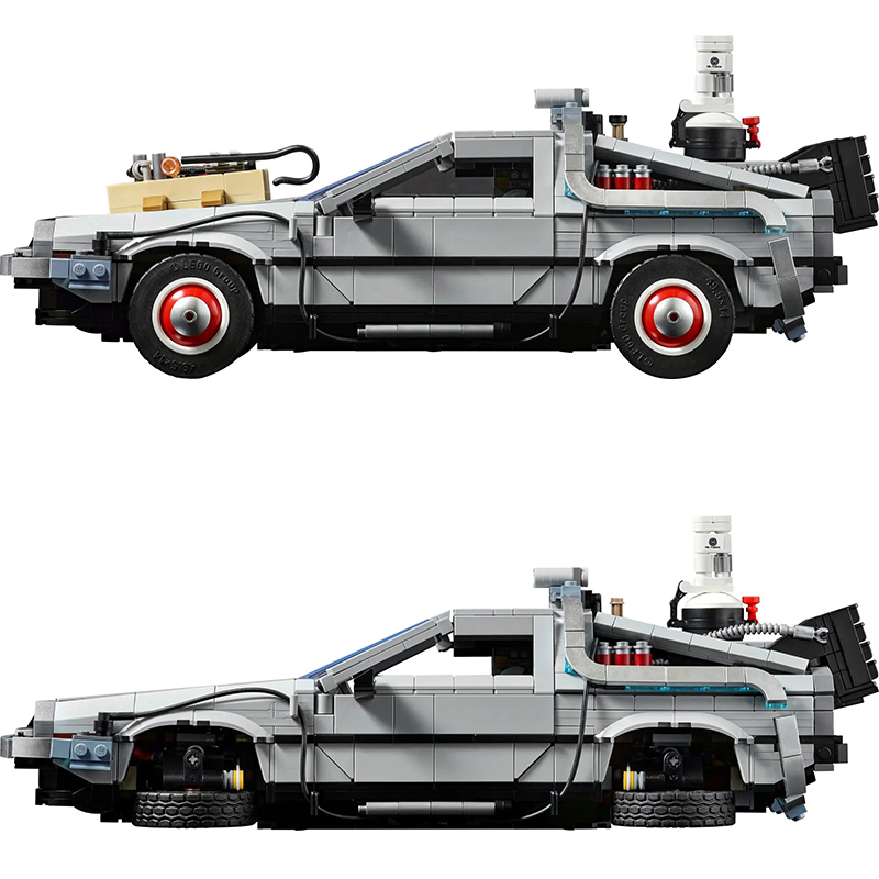 KING 99998 DeLorean DMC-12  Back to the Future Time Machine Creaotr 10300 Building Block Brick 1872±pcs from China