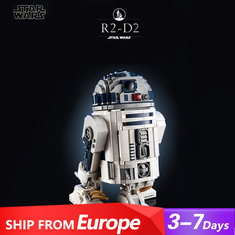 DAGAO 99914 Movie Series R2-D2 Building Blocks 2314pcs Bricks 75308  From Europe 3-7 Days Delivery