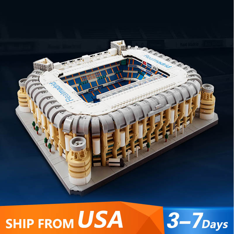 KING 55335 Real Madrid Santiago Bernabéu Stadium 10299 Creator 5876±pcs From USA 3-7 Days Delivery