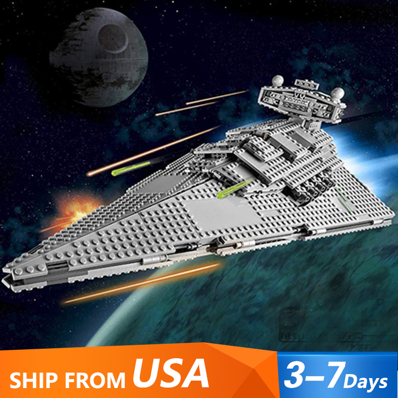 Custom A2104 Star Wars Imperial Star Destroyer 75055 BUilding Block Bricks Toys from USA 3-7 Days Delivery