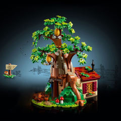 Customized 19043 Winnie the Pooh Tree House Bear Oak Tree in Hundred Acre Wood Ideas 1305pcs 21326 from China