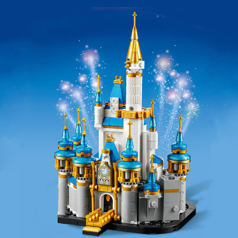 Customized 83009 Mini "Disney" Castle 40478 Mickey Mouse Building Block Brick Toy from China