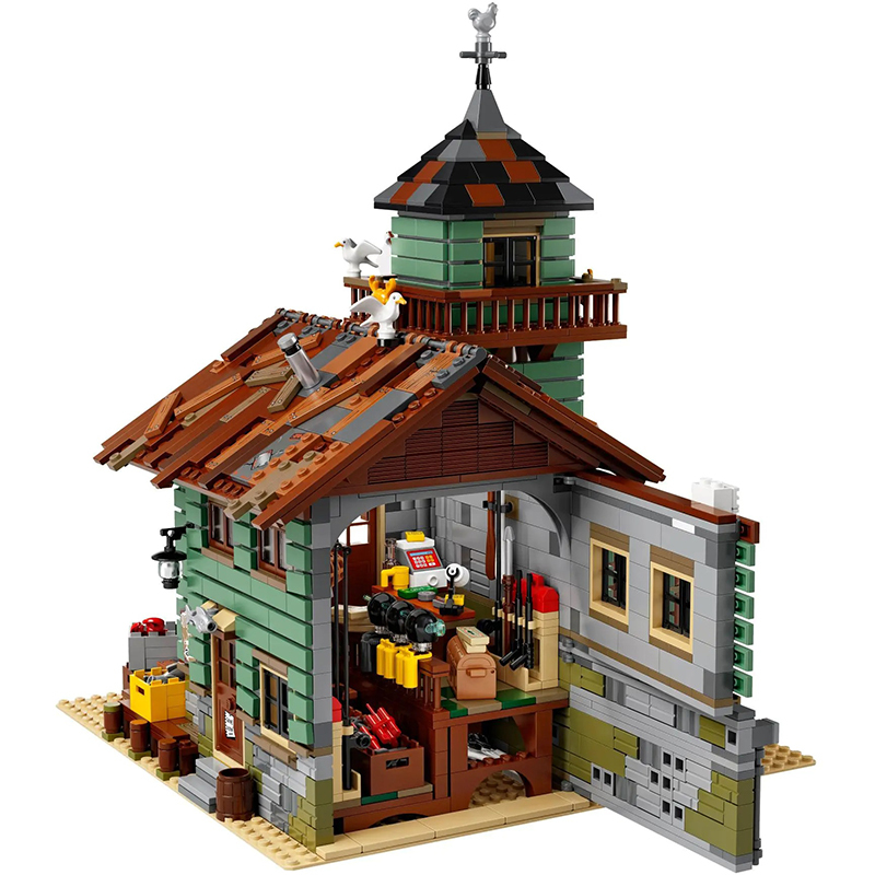 Customzied 23003 / LELE K8001 Old Fishing Store Ideas 21310 Building Block Brick 2049pcs from China