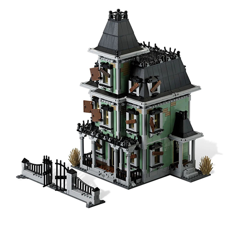 KING X19055 Haunted House "Monster" Fighters Theme 10228 Building Block 2064pcs Brick Toys From China