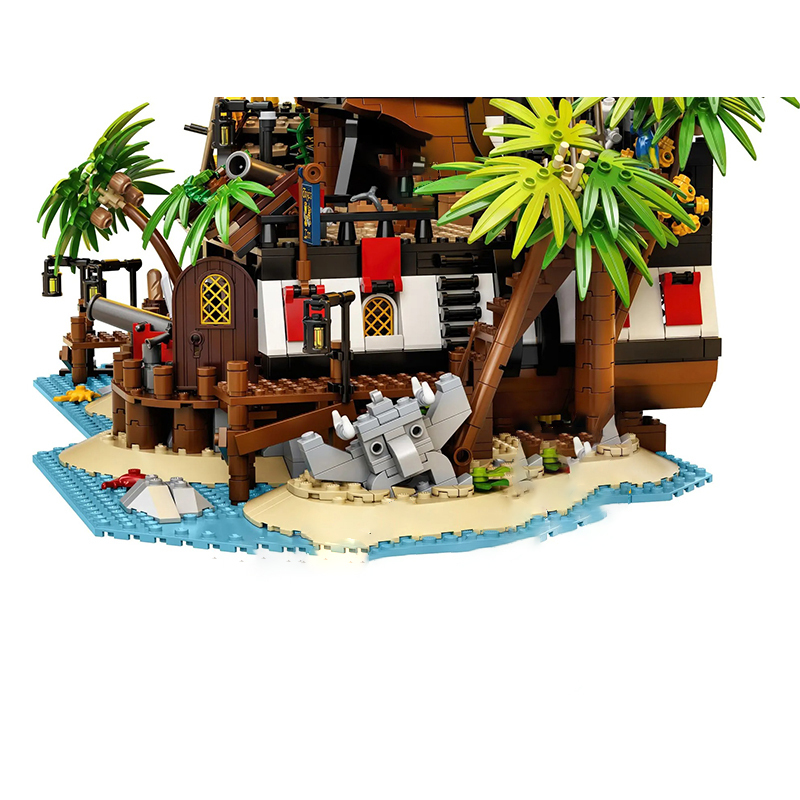 ZebraBlocks 698998 Pirates of Barracuda Bay Ideas 2545pcs 21322 Building Block Bricks Toys from China