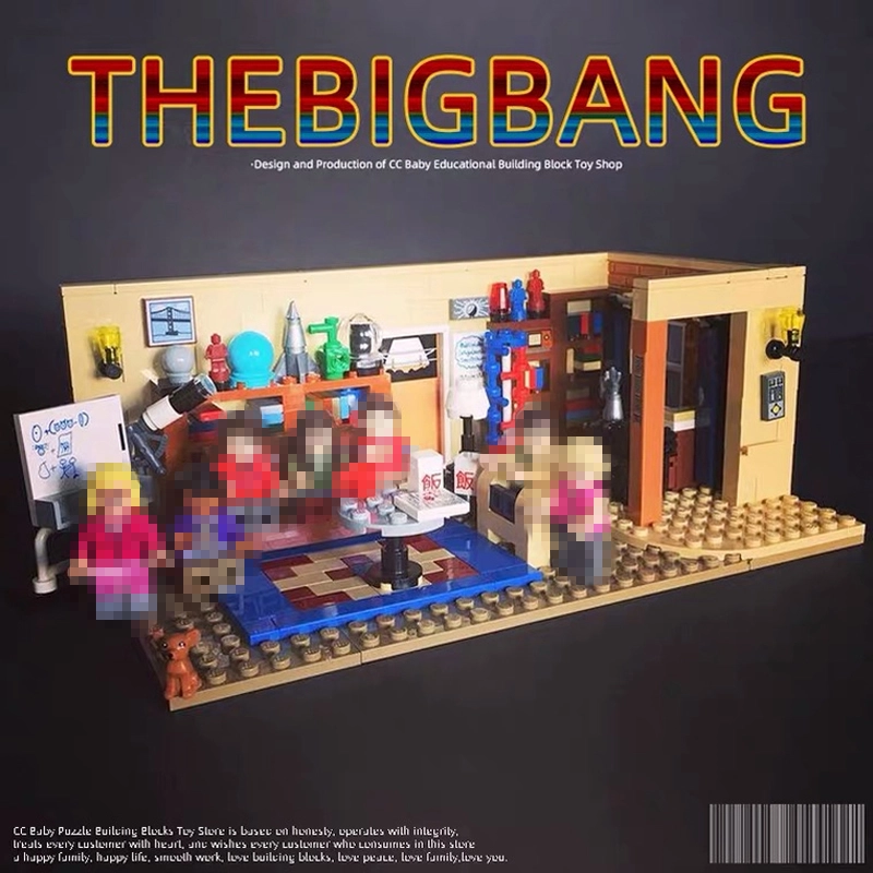 XD 2023 Ideas Series The Big Bang "Theory" 21302 Building Blocks 530pcs Bricks Toys From China