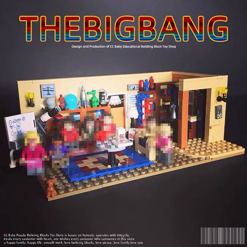 XD 2023 Ideas Series The Big Bang "Theory" 21302 Building Blocks 530pcs Bricks Toys From China
