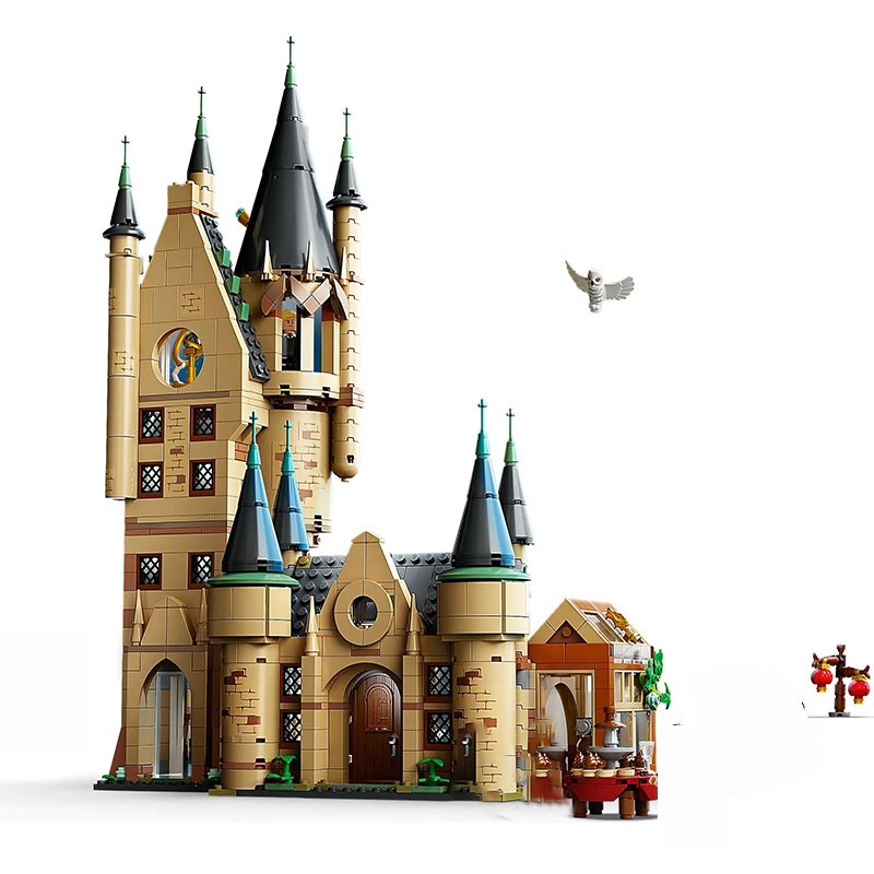 KING 19023 Hogwarts Astronomy Tower Harry Potter  Building Blocks 971pcs Bricks 75969 Toys From China
