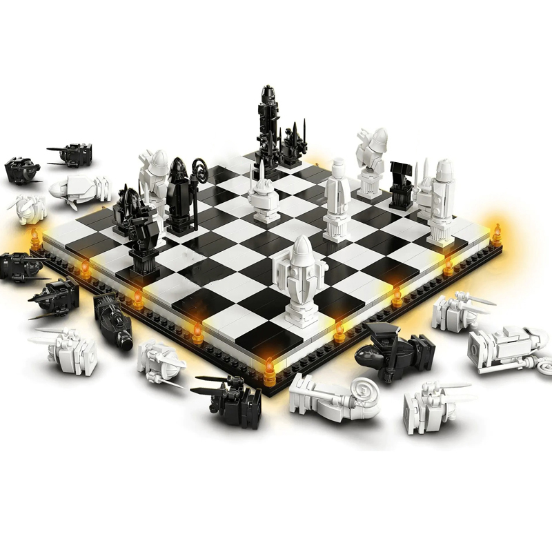 KING 1028 Hogwarts Wizard's Chess Harry Potter Building Blocks 76392 Bricks Toys 876PCS From China