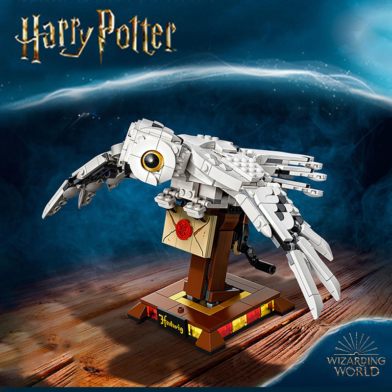 Custom 70069 Hedwig Harry Potter Hogwarts Owl Movie 630pcs Building Block Brick Toy 75979 from China