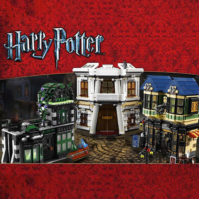 KING 88168 Diagon Alley Harry Potter Hogwarts Movie 2025pcs Building Block Brick Toys  from China 10217