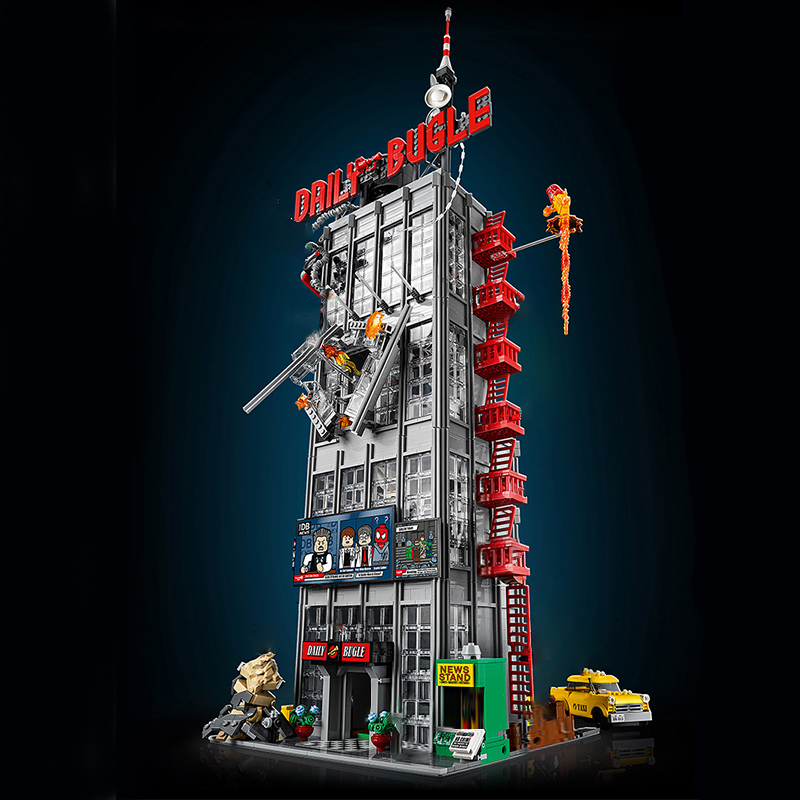 KING 55886 / LJ1299 Daily Bugle  Super Heroes Series Building Blocks 3772pcs Bricks Toys 76178  From China