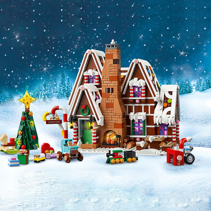 Custom X19075 Expert Series Gingerbread House Bricks Toys 10267  From China