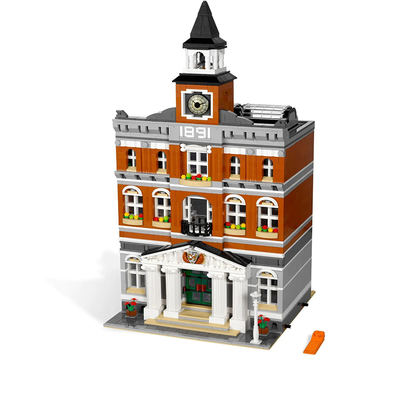 Customzied 99011 Expert Series Town Hall Building Blocks 2766pcs Bricks Toys Model 10224 To Europe 3-7 Days Delivery